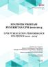 STATISTIK PRESTASI PENERBITAN UPM UPM PUBLICATION PERFORMANCE STATISTICS