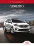2019 GUIDEBOOK SERIES SORENTO. A simple guide to help you decide