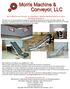 401-T Conveyor with Turntable Specifications Wash-down Model