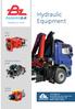Hydraulic Equipment. PTOs pg Pumps & Motors pg Valves pg Building our world