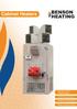 SmartCom 3. Cabinet Heaters. Heat Exchanger models. Cabinet Heaters. VN/VD Vertical Heaters. HN/HD Horizontal Heaters. RN/RD Downflow Heaters