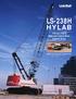 CONSTRUCTION EQUIPMENT LS-238H HYLAB. 150-ton (136 t) Hydraulic Lattice Boom Crawler Crane. Superior Crawler Crane Transportability!