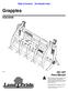 Grapples SGC P Parts Manual. Copyright 2017 Printed 11/27/17