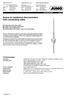 Screw-in resistance thermometers. Connecting cable. Technical data. Data Sheet Page 1/5