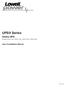 UPS9 Series. Online UPS. User & Installation Manual. Models UPS9-1000, UPS9-1500, UPS9-2000, UPS