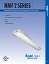 NMF 2 SERIES Non-Metallic Enclosed and Gasketed Fluorescent Lighting for Wet and Damp Locations
