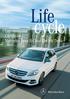 Life cycle. Environmental Certificate Mercedes-Benz B-Class Electric Drive