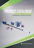 PRODUCT CATALOGUE FRANKLIN FUELING SYSTEMS SUBMERSIBLE PUMPING SYSTEMS