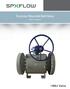 Trunnion Mounted Ball Valve MANUAL CONTENTS