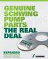 GENUINE SCHWING PUMP PARTS THE REAL DEAL