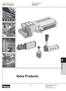Valve Products. Valve Products Section D. Valve Products. Catalog PDN1000-3US Parker Pneumatic