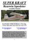 SUPER KRAFT Rearwin Speedster Assembly Manual
