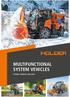MULTIFUNCTIONAL SYSTEM VEHICLES