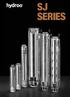SJ Stainless steel submersible borehole pump