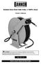 Garden Hose Reel with 3/4In. x 100Ft. Hose. Owner s Manual