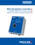 MIC4-ZS Ignition Controller For MWM /DEUTZ Gas Engines with TEM-ZS1 and TEM-ZS3 Ignition Systems
