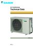 Air Conditioning. Technical Data EEDEN RXJ-L