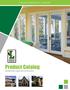 LINCOLN PRODUCT CATALOG. Product Catalog WINDOWS AND PATIO DOORS