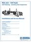 RSS K Truck Self-Steering Auxiliary Axle Suspension