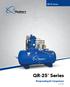 QR-25 Series. Reciprocating Air Compressors 1-25 HP