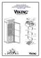 SERVICE NOTEBOOK VCWB300 PROFESSONAL MODEL BUILT-IN FULL HEIGHT WINE COOLER UPDATED