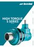 HIGH TORQUE S SERIES BROCHURE TECHNICAL FEATURES HISTORY