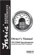 Owner s Manual. MG2000 Speedometer IS0211. for use with SmartCraft Tachometer