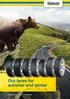 Our tyres for summer and winter. Gislaved. A brand of Continental.