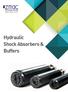Hydraulic Shock Absorbers & Buffers