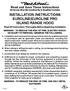 INSTALLATION INSTRUCTIONS EUROLINE/EUROLINE PRO ISLAND RANGE HOOD