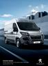 PEUGEOT BOXER. PRICES, EQUIPMENT & TECHNICAL SPECIFICATIONS January 2018: E & OE BOXER