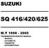 SUZUKI SQ 416/420/625 M.Y TRANSMISSION SERVICE MANUAL - MANUAL - AUTOMATIC - TRANSFER - DIFFERENTIALS