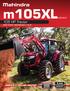 m105xl 105 HP Tractor WORLD S #1 SELLING TRACTOR SERIES MORE POWER, PERFORMANCE & VALUE