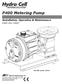 P400 Metering Pump. Installation, Operation & Maintenance P C. Metallic pump shown W0014B