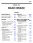 BASIC BRAKE GROUP 35A 35A-1 CONTENTS GENERAL INFORMATION... 35A-2 BRAKE PEDAL... 35A-31 GENERAL SPECIFICATIONS... 35A-3