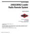 24562/28562 Loader Radio Remote System