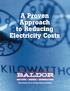 A Proven Approach to Reducing Electricity Costs