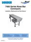 7400 Series Nose Bar Conveyors