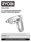 4V LITHIUM-ION SCREWDRIVER OWNER S OPERATING MANUAL