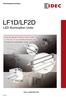 LF1D/LF2D LED Illumination Units