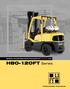 Sit-Down, Counterbalanced IC, Pneumatic Tire. H80-120FT Series