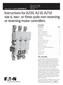 Instructions for A200, A210, A250 size 6, two- or three-pole non-reversing or reversing motor controllers