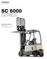 SC 6000 SERIES. Specifications Four Wheel Counterbalance Truck