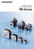 RoHS-Compliant 2-Phase Stepping Motors PK Series