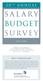 Salary Budget Survey