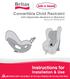 Convertible Child Restraint with Adjustable Headrest or Backrest Series No.7300/A/2010