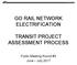 GO RAIL NETWORK ELECTRIFICATION TRANSIT PROJECT