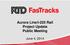 Aurora Line/I-225 Rail Project Update Public Meeting. June 4, 2014