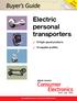 Electric personal transporters