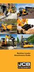 Backhoe Loader Attachments Guide ATTACHMENTS